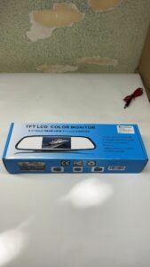 Автомобільний монітор-дзеркало 5" Guarand HD-509, для камери, 2 AV