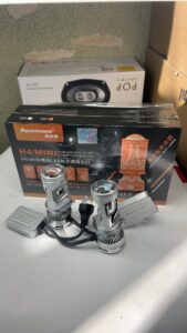 Bi LED лінзи H4 AOZOOM mini 85W 19000Lm 5500K