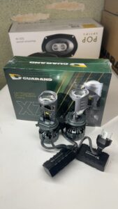 Bi LED лінзи H4 Guarand X7 mini 65W 16000Lm 5500K