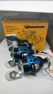 Bi LED лінзи 3.0 Guarand A6 Laser Hella 3 65W 18000Lm 5500K