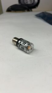 LED лампа 1156 P21W 180° поворот жовта CANBUS з кулером 23W (C5-06 180°)