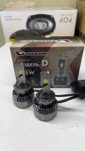 LED лампи D2S D2R Guarand з проводом 55W 5000K 13000Lm