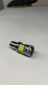 LED лампа 1156 P21W 180° ДХО задній хід біла CANBUS з кулером 25W (0046)