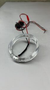 Ангельські очі LED 2.5" 80мм ДХО для лінз білі