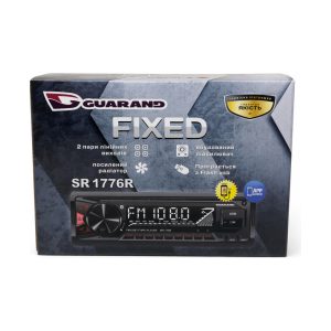 Автомагнитола Guarand SR-1776R APP, Красная, BT, USB, FM