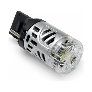 LED лампа 7440 T20 ДХО задній хід біла CANBUS з кулером 23W (C5-01)