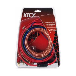 Набір проводів активного сабвуфера, Kicx SAK10-U, 10AWG