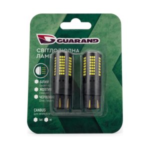 LED лампа 7443 T20 ДХО задній хід біла CANBUS (0044)