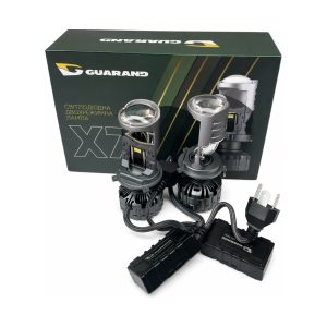 Bi LED лінзи H4 Guarand X7 mini 65W 16000Lm 5500K
