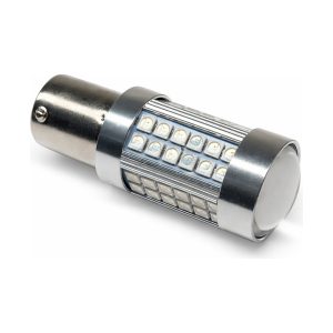 LED лампа P21W 180° USA поворот зелена (0060)