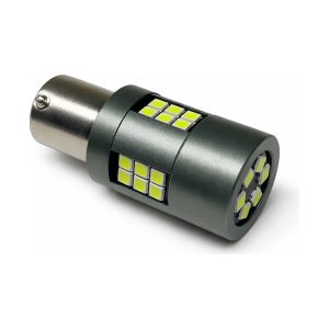 LED лампа P21W 180° USA зелена 12-24V (0061)