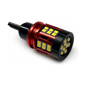 LED лампа W16W T15 задній хід біла CANBUS 12-24V (0031)