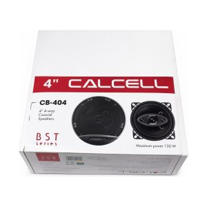 Автомобільні динаміки Calcell CB-404 (10 см / 4"), коаксіальні, 4-смугові, 12 шт