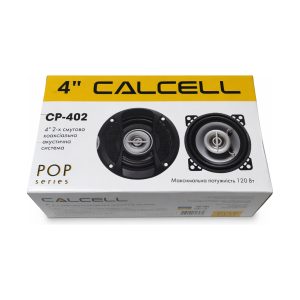 Автомобільні динаміки Calcell CP-402 (10 см / 4"), коаксіальні, 2-смугові, 12 шт