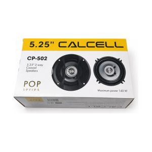 Автомобільні динаміки Calcell CP-502 (13 см / 5"), коаксіальні, 2-смугові, 12 шт