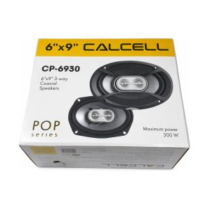 Автомобільні динаміки Calcell CP-6930 (6x9"), коаксіальні, 3-смугові, 100W, 4 шт