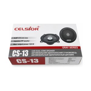 Автомобильные динамики Celsior Gray CS-13 (13 см / 5"), широкополосные, 25W
