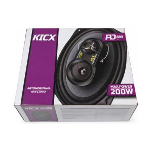 Автомобільні динаміки Kicx PD 693 (6x9"), коаксіальні, 3-смугові, 100W