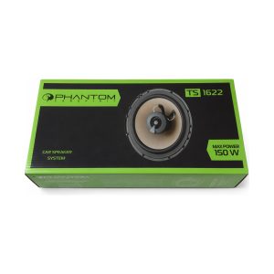Автомобільні динаміки Phantom TS-1622 (16 см / 6"), коаксіальні, 2-смугові, 50W