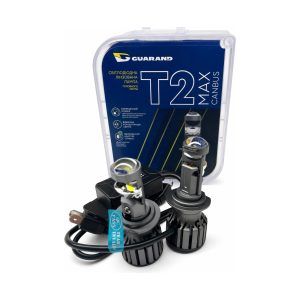 LED лампи H7 mini лінза Guarand T2 MAX CANBUS 65W 18000Lm 5500K