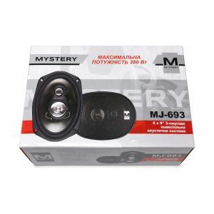 Автомобільні динаміки Mystery MJ 693 (6x9"), коаксіальні, 3-смугові, 280W
