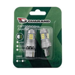 LED лампа 7440 T20 ДХО задній хід біла Lens (0011)